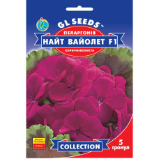 Семена Пеларгония Найт Вайолетт F1 5 семян GL Seeds