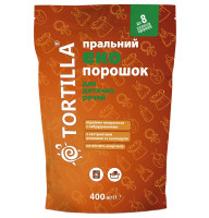 Пральний еко порошок для дитячих речей Tortilla (дой-пак) 400 г