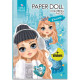 Розмальовка з наклейками Paper doll Charlotte 210х297 мм 8 аркушів 23268
