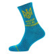 Носки мужские Modna Zona RT1321-094 высокие Proud to be Ukrainian бирюзовые 43-46