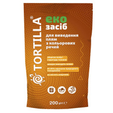 Эко пятновыводитель для цветных вещей Tortilla 200 г