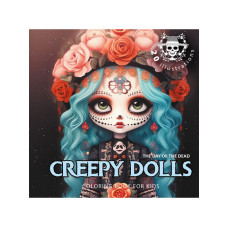 Раскраска Сreepy dolls 160х160 мм 24 листа 23398