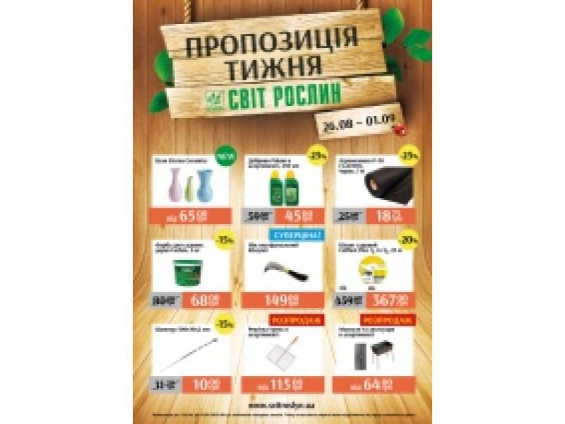Предложение недели 26 августа - 1 сентября