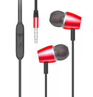 Наушники проводные SkyDolphin SR24 Metal Red (HF-000463)