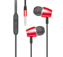 Наушники проводные SkyDolphin SR24 Metal Red (HF-000463)
