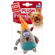 Игрушка для собак Медведь с пищалкой GiGwi Plush, текстиль, 10 см