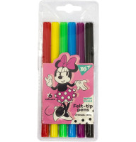 Фломастеры YES Minnie Mouse 6 цветов (650512)