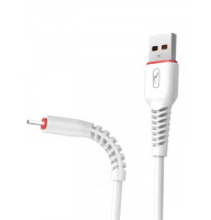 Кабель SkyDolphin S54V Soft USB - micro USB 2.4A 1 м White (USB-000433)
