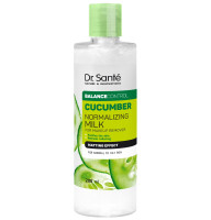 Молочко для демакіяжу Dr. Sante Cucumber Balance Control Нормалізуюче 200 мл