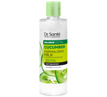 Молочко для демакіяжу Dr. Sante Cucumber Balance Control Нормалізуюче 200 мл