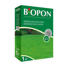 Добриво Biopon гранульоване для газону з мохом 1кг