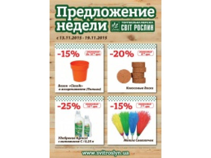Предложение недели 13-19 ноября