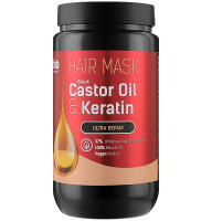 Маска для волосся Bio Naturell Black Castor Oil & Keratin 946 мл