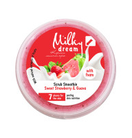 Скраб-смузи для тела с пеной Milky Dream Сладкая клубника и гуава 140 г
