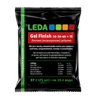 Добриво Leda Gel Фініш 10-20-40+TE 37 г (25 мл)