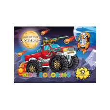 Раскраска Monster cars 210х297 8 листов 22200