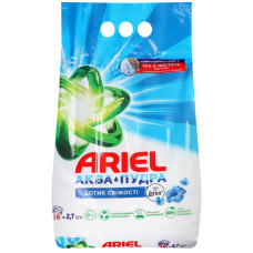 Стиральный порошок Ariel Аква-Пудра Touch of Lenor Прикосновение свежести 2,7 кг