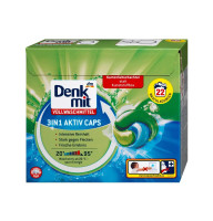 Капсули для прання білих речей 3 в 1 Denkmit Aktiv Caps 22 шт
