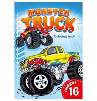Раскраска Monster truck 210х297 8 листов 22155