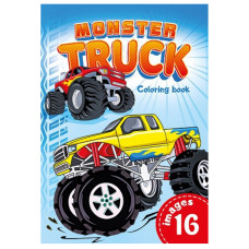 Раскраска Monster truck 210х297 8 листов 22155