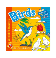 Раскраска Birds 200х200 мм 8 листов 22348