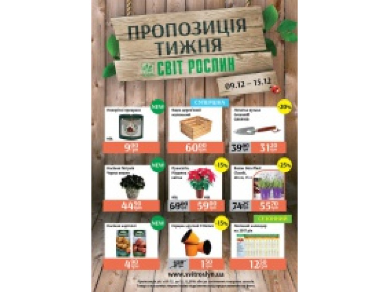 Предложение недели 9-15 декабря