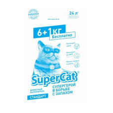 Наполнитель SuperCat Стандарт 6+1кг (синий)
