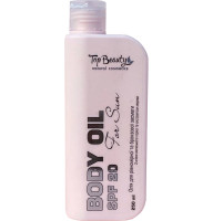Олія для засмаги Top Beauty з олією волоського горіха та екстрактом моркви SPF 20 250 мл