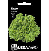 Насіння Салата батавія Кюрлі 10 шт Leda Agro