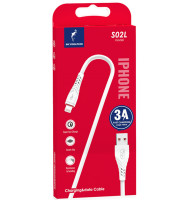 Кабель SkyDolphin S02L Fast Charging USB-Lightning 3A 1 м White (USB-000586)