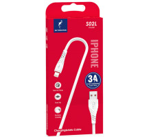 Кабель SkyDolphin S02L Fast Charging USB-Lightning 3A 1 м White (USB-000586)