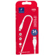 Кабель SkyDolphin S02L Fast Charging USB-Lightning 3A 1 м White (USB-000586)