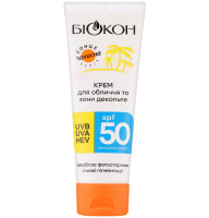 Крем для обличчя та зони декольте Біокон SPF 50 60 мл