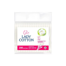 Ватні палички Lady Cotton (пакет) 200 шт