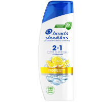 Шампунь против перхоти Head & Shoulders 2 в 1 Цитрусовая свежесть 330 мл