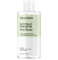 Тоник для лица с гликолевой кислотой Hollyskin Glycolic AHA Acidr Skin Toner 250 мл