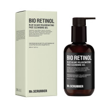 Омолаживающий гель для умывания Mr.SCRUBBER Bio Retinol с экстрактом синих водорослей 200 мл