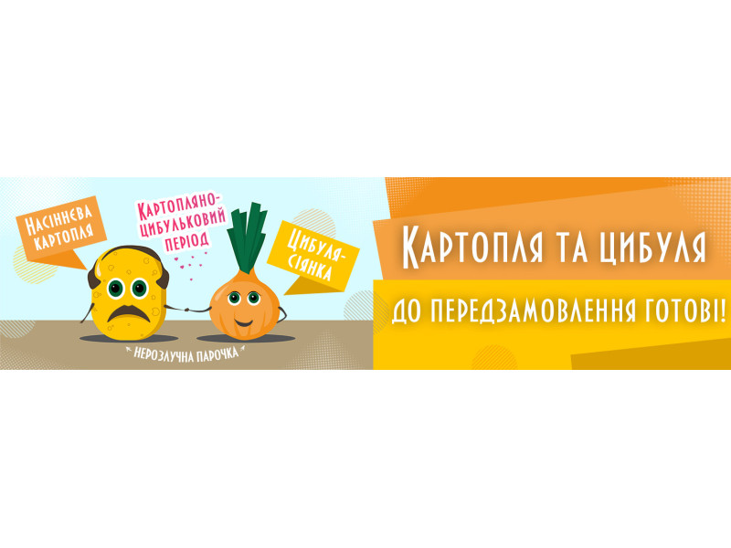 Картопля та цибуля – до передзамовлення готові!