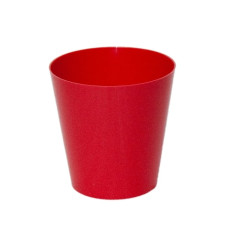 Вазон Simple (Симпл) красный 11 см