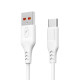 Кабель SkyDolphin S61TB USB - USB Type-C 2.4A 2 м White (SDUSB-000447)