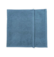 Салфетка махровая жаккардовая GM Textile голубая 25*45 см