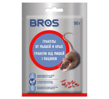 Гранулы от мышей и крыс Bros 90 г