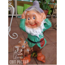 Садовая фигура Мультяшка с олененком №23 46*26*21 см