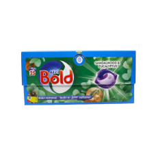 Гель-капсулы для стирки Bold All in 1 Sandal Wood & Eucalyptus 25 шт