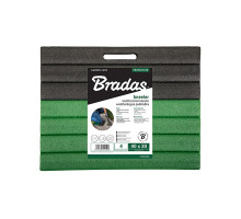 Килимок (підкладка) під коліна Bradas 40x30x4 см чорно-зелений