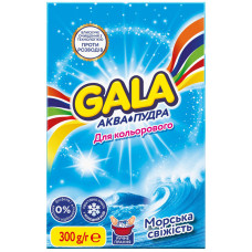 Стиральный порошок для ручной стирки Gala Аква-Пудра Морская свежесть для цветных вещей 300 г