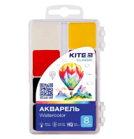Акварель Kite Classic 8 цветов (K-065)