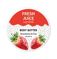 Крем-маcло для тела Fresh Juice Strawberry & Chia 225 мл