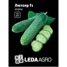 Насіння Огірок Лютояр F1 букетний 10 шт LedaAgro