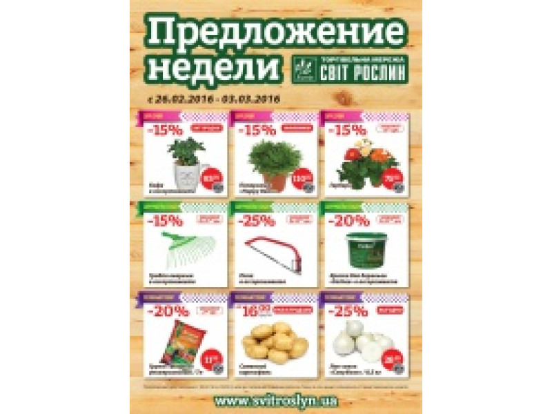 Предложение недели 26-3 марта